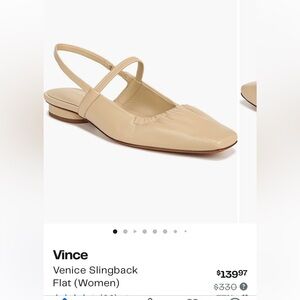 Vince Venice Slingback Flat 8.5
